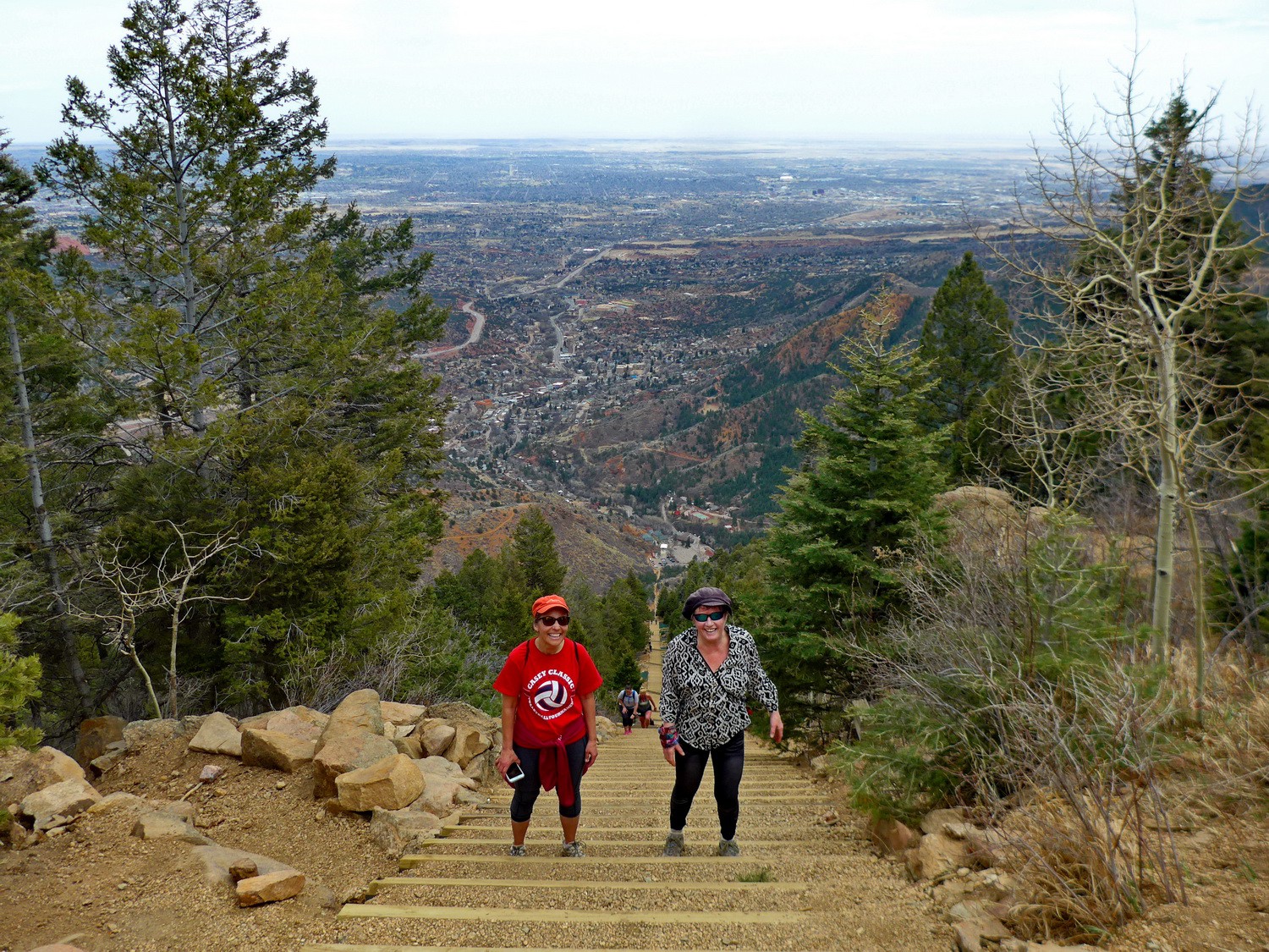 Close to the top of Manitou Incline